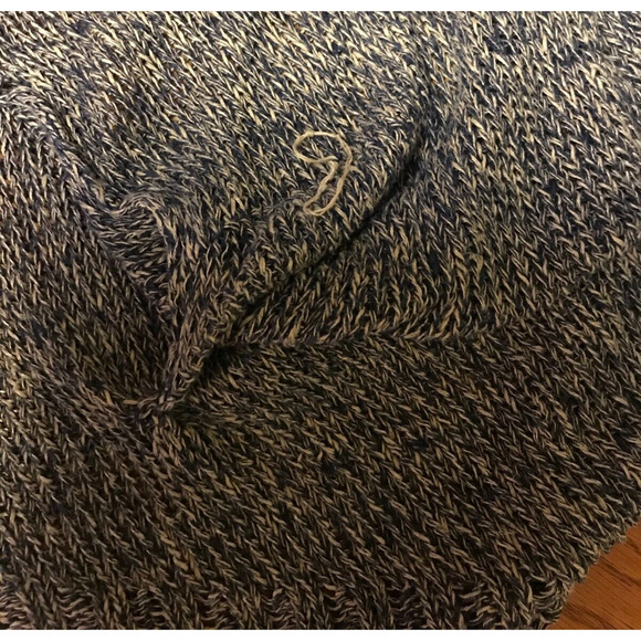 Anthropologie Sparrow Cardigan Sweater Blue Two Tone 3/4 Sleeve Hemp Size Small - Picture 10 of 10